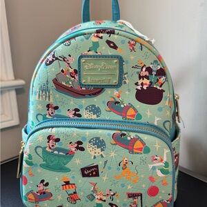 Disney “Play in the Park” merch Loungefly Backpack - Teal